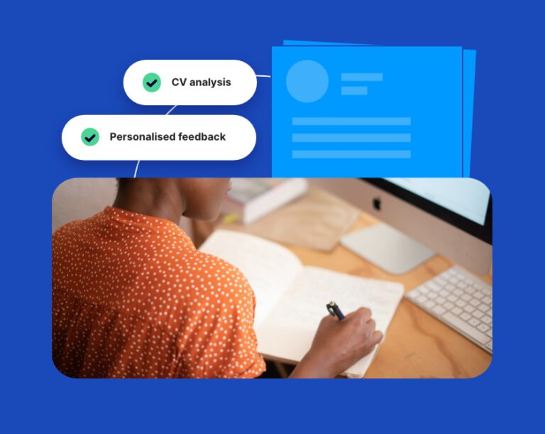 CV builder, Connect My Career feature.